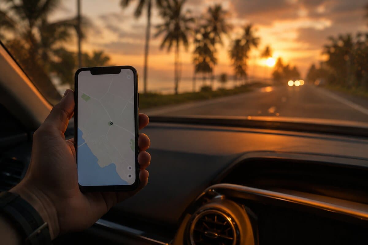 Trajet en VTC depuis l'aéroport de Phuket vers Kathu avec paiement par carte